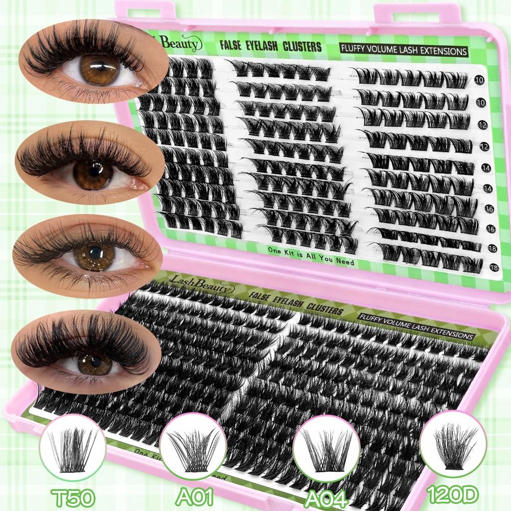 Eyelash Extension Natural Look - Natürlich Aussehende Künstliche Wimpern mit Bond-and-Seal-Technologie,