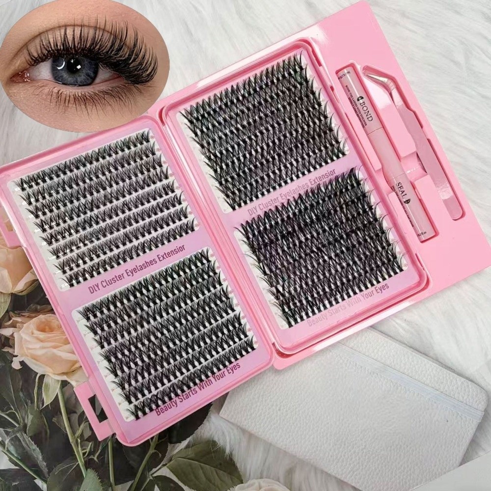 Eyelash Extension Natural Look - Neue Dicke Lange Künstliche Wimpern Natürlicher