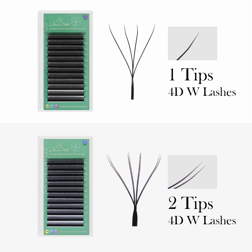 GLAMLASH 4D W-förmige Wimpernv – Eyelash Extension Human Hair Bewertung und Preis