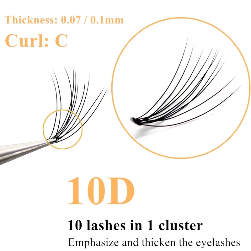 10D Faux Mink Wimpernbüschel R – Eyelash Extension Russian Bewertung und Preis