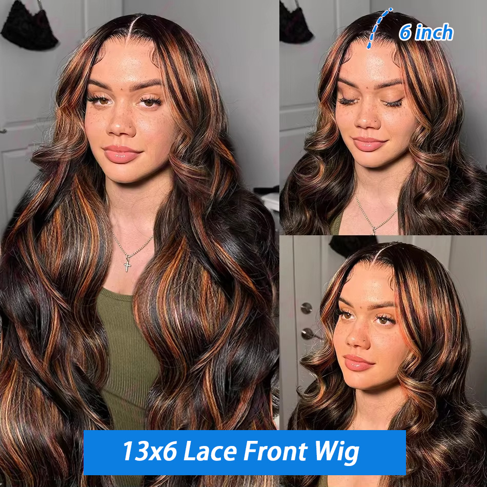 Highlight Ombre 13x4 Lace Fron – Eyelash Extension Natural Look Bewertung und Preis