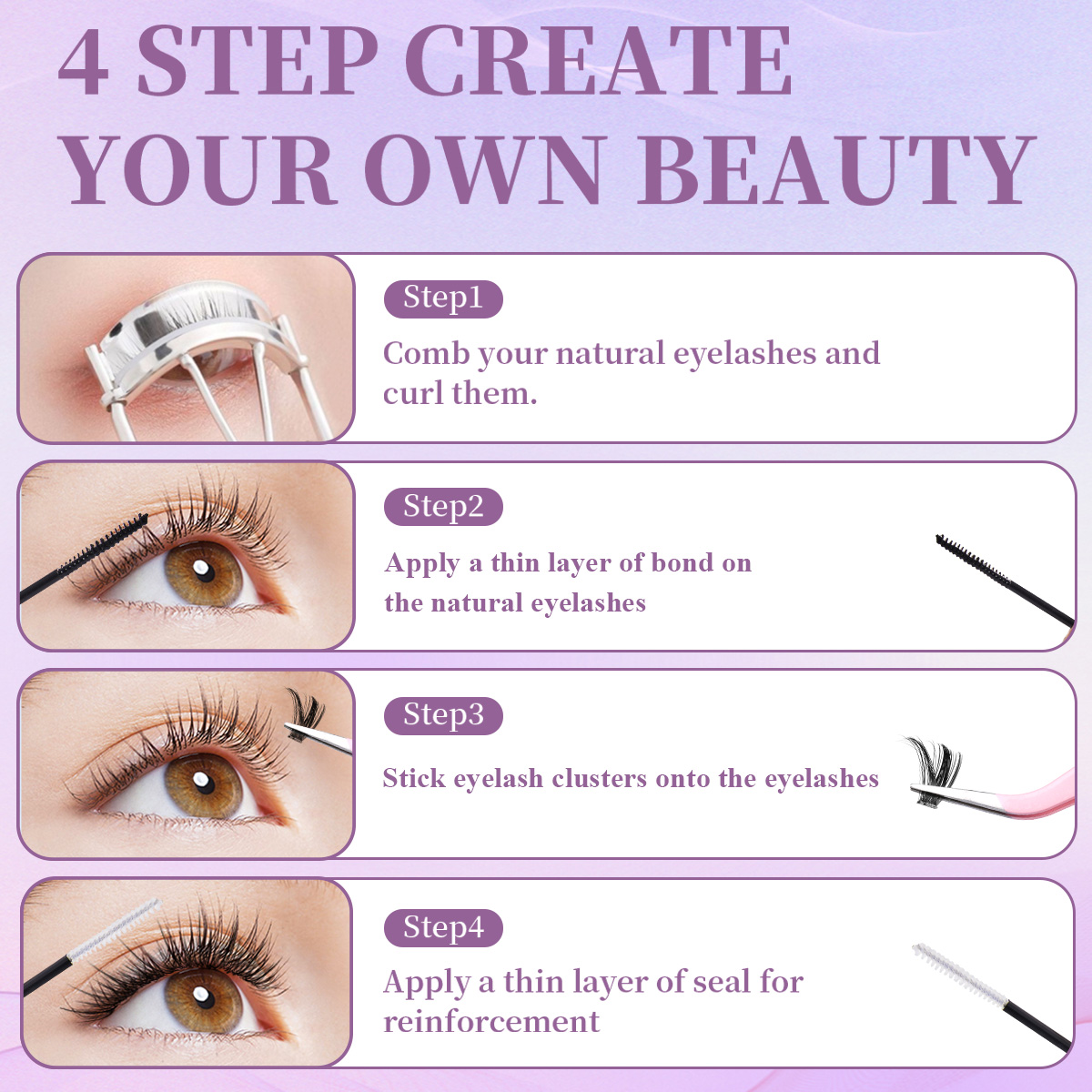 Individuelle falsche Wimpernmi – Eyelash Extension For Asian Eyes Bewertung und Preis