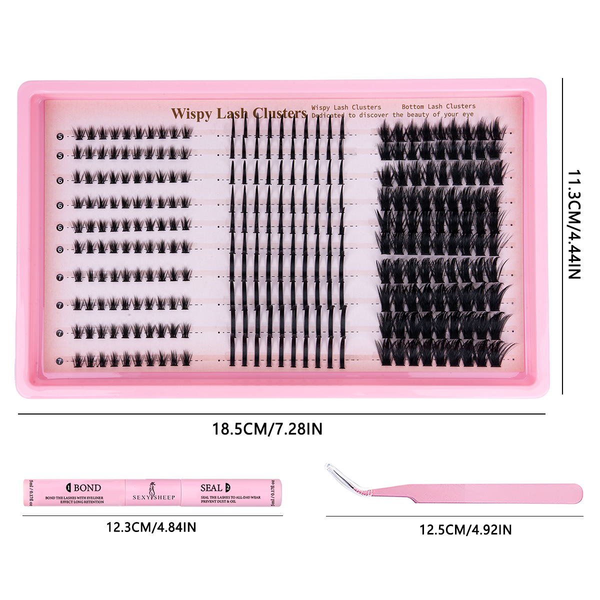 Wimpern-Cluster-Set, Wispy-Wim – Eyelash Extension For Asian Eyes Bewertung und Preis