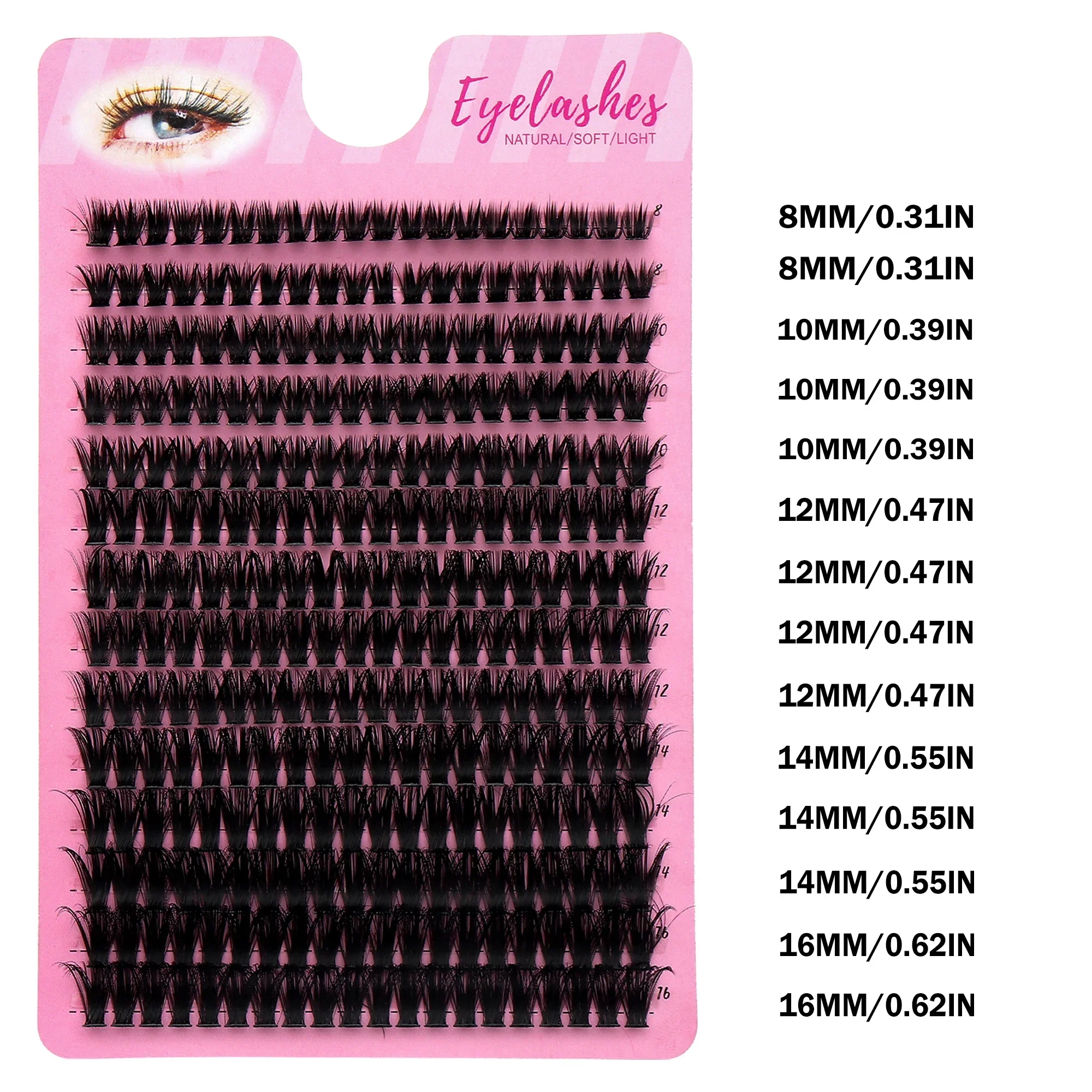 Russische Volumen-Wimpern, D-C – Eyelash Extension Russian Bewertung und Preis