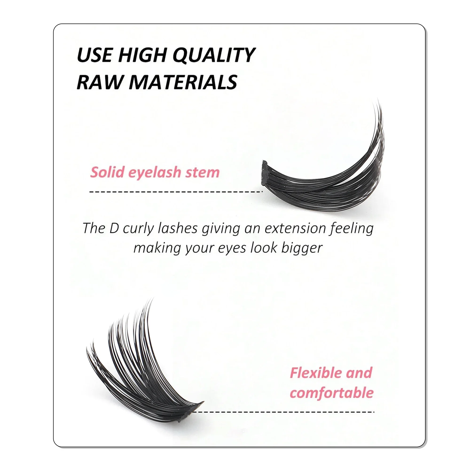 Russische Volumen-Wimpern, D-C – Eyelash Extension Russian Bewertung und Preis