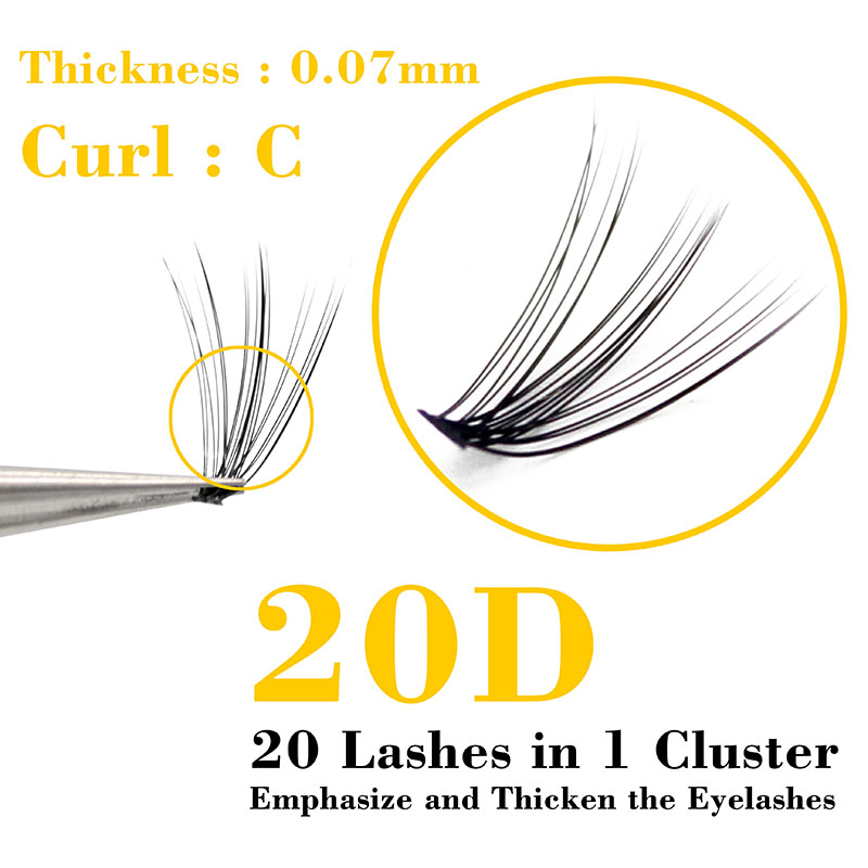 Kimcci 60 Bündel Nerz-Wimpernv – Eyelash Extension Russian Bewertung und Preis